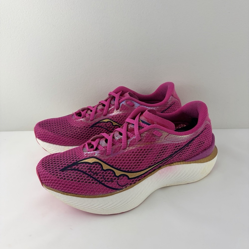 Saucony Endorphin Speed 3 Women's Running Shoes Pink Gold Size 9.5 Road